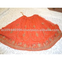 vintage sari wrap skirt