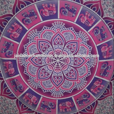 Mandala Bohemian Tapestry Wall Hanging, Beach Throw, Indian Wall Tapestries ...