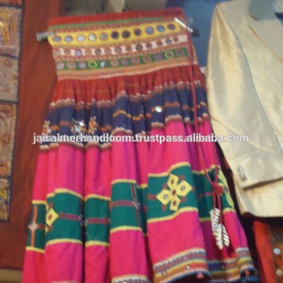 Banjara old mirror work skirt