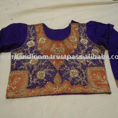 Vintage Handmade Embroidery Jacket / Top / Kurta / Kurti