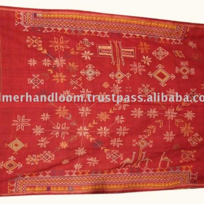 Antique Damini Handmade Vintage Wool Tribal Shawls